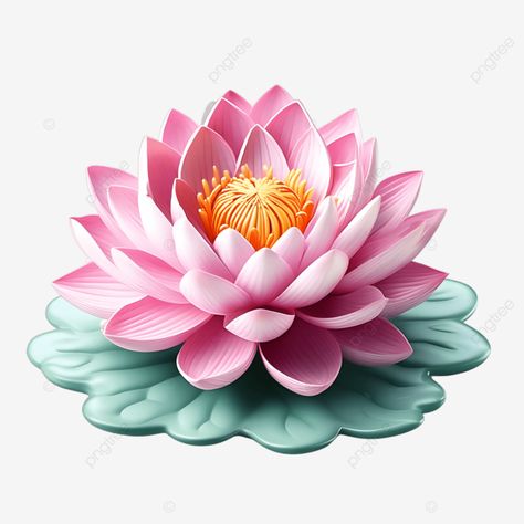 beautiful pink lotus in 3d pink lotus 3d png 3d Lotus Flower, Lotus Flower Images, 3d Portrait, Lotus Flower Design, 3d Png, Marketing Poster, Transparent Image, Pink Lotus, Flower Prints Art