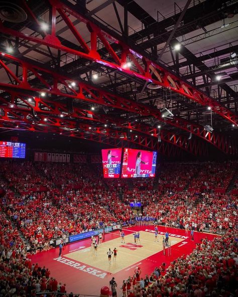 Red Volleyball Aesthetic, D1 Volleyball Aesthetic, Professional Volleyball Aesthetic, Nebraska Volleyball Aesthetic, Nebraska Volleyball Wallpaper, Volleyball Vision Board, D1 Volleyball, Volleyball Lifestyle, Pro Volleyball