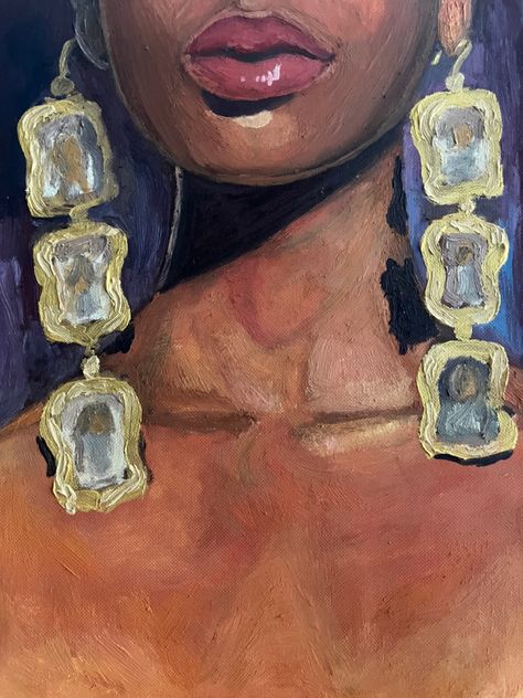 Practicing skin tones with this oil painting study Dark Skin Painting Tutorial, Brown Skin Painting, Painting Skin Tones Acrylics, Light Distortion, 2024 Watercolor, Watercolor Studies, Painting Skin, Sustained Investigation, Leaving Cert