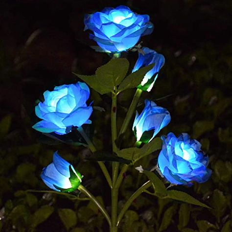 Flower Bed Patio, Yard Pathway, Solar Flower Lights, Solar Garden Stakes, Solar Flower, Grave Decorations, Outdoor Lighting Landscape, Outdoor Garden Decor, Outdoor Flowers