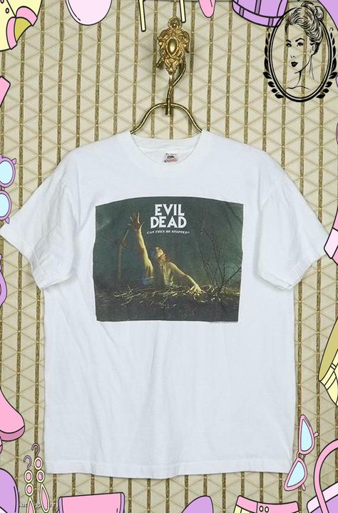 Evil Dead Vintage T Shirt White Tee Shirt Zombie Horror Movie Sam Raimi Bruce Campbell Lucio Fulci Wes Craven John Carpenter Teepassion. Elevate your wardrobe with our shirt - where comfort meets chic. An embodiment of style and sophistication, it's your key to effortless fashion. Dive into a world of colors and sizes, embracing your unique identity. #evil dead #horror movie #white tee #zombie horror #carpenter #Shirt #Teepassion