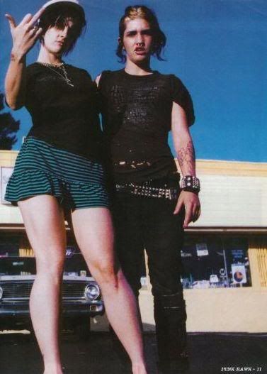 Brody Armstrong Dalle and Casper Rose Mazzola Female Crush, Female Artists Music, Female Punk, Tim Armstrong, The Distillers, Lookbook Design, Hardcore Music, Middle Fingers, Fierce Women