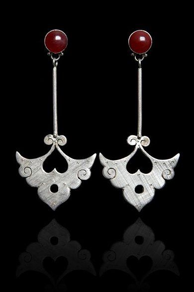 Mona Saheli, Iranian Canadian, Montreal: ETERNITY COLLECTION Ancient Persian, Fine Art Jewelry, Earrings Inspiration, Montreal Canada, Vancouver Canada, Handcrafted Earrings, Metal Earrings, Art Jewelry, Modern Jewelry