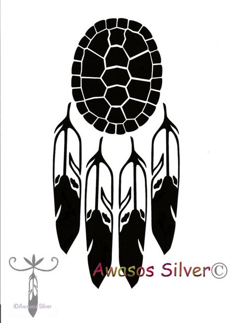 Turtle shell with 4 feathers decal by NEWD on Etsy, $10.00 Turtle Tattoo Designs, Native American Tattoos, Turtle Drawing, Native Tattoos, Native American Patterns, Native American Symbols, Turtle Tattoo, Indian Tattoo, Native American Pictures