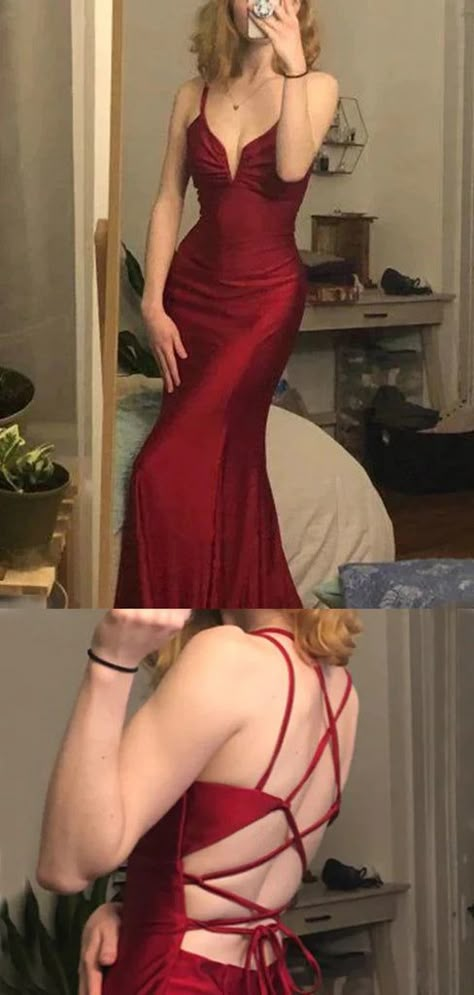 Deep Red Prom Dress Long, Red Hoco Dress Long, Off The Shoulder Prom Dress, Prom Dress Mermaid, Grey Evening Dresses, Burgundy Prom, Prom Dresses With Pockets, Burgundy Prom Dress, Prom Dress Inspiration