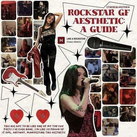 Rock Star Gf Aesthetic, Rock Star Gf, Rock Star Girlfriend, Gf Aesthetic, Star Outfit, Rockstar Style, Rockstar Girlfriend, Rockstar Aesthetic, Dr Closet