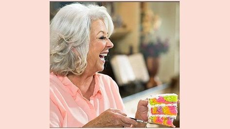 Dream of spring with this brightly-colored layered cake from Paula Deen. 1234 Cake, Cake Receipe, Cake With Buttercream Frosting, Easy Buttercream Frosting, Paula Deen Recipes, Cake With Buttercream, Rainbow Diy, Captain Marvel Carol Danvers, Ricotta Cake