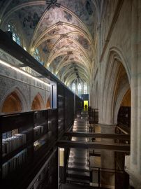 EUMiesAward Wiblingen Monastery Library, Church Conversions, Modern Library, Gothic Church, Adaptive Reuse, Old Churches, Abandoned Mansions, Library Design, Old Church