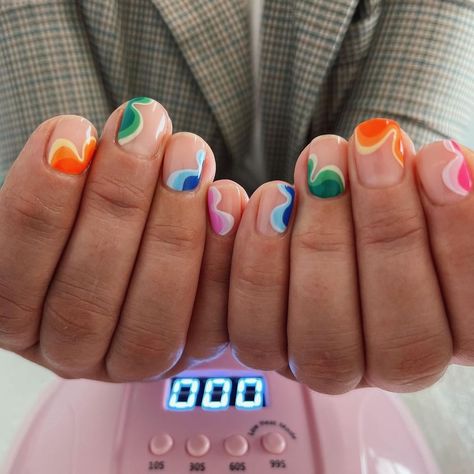 Feeling Happy, Nail Inspo, Gel Nails, Manicure, Nail Art, Nails, Pattern