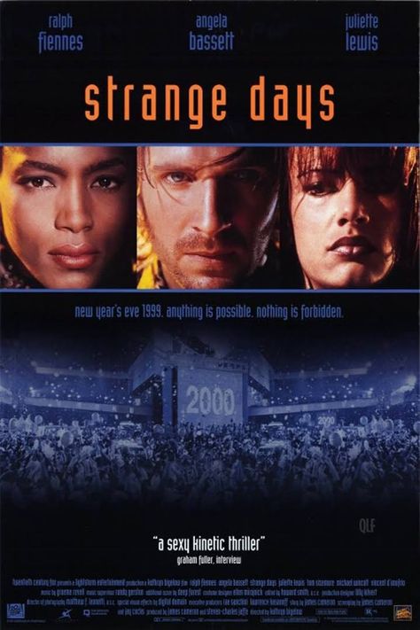 Strange Days (1995) Strange Days, 1995 Movies, Ralph Fiennes, Thriller Film, Neo Noir, Great Films, About Time Movie, Movie Posters Vintage, Love Movie