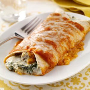 Spinach Enchiladas, Vegetarian Ideas, Mexican Flavors, Vegetarian Enchiladas, Christmas Meal, Enchiladas Recipe, Ethnic Food, Mexican Foods, Future Kitchen