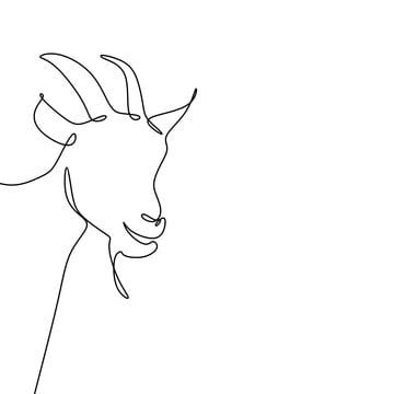 Donkey Line Art, Goat Line Drawing, Sheep Line Drawing, Sheep Line Art, Eid Drawing, Sheep Outline, Goat Embroidery, Drawing Sheep, Continous Line Drawing