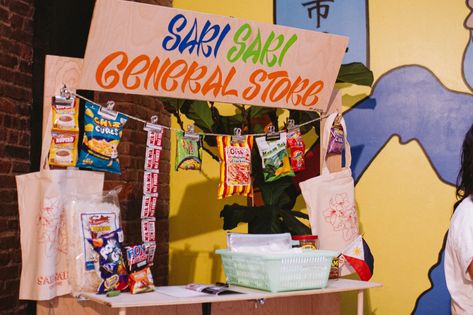 meet sari-sari, the nyc collective bringing filipino creatives together - i-D Sari Sari Store, Filipino Design, Event Launch, Pubmat Ideas, Soft Broom, Filipino Snacks, Filipino Words, Model Minority, Candle Photography