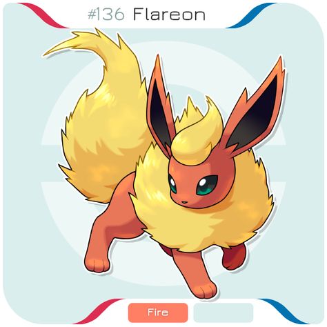 Flareon Pokemon, Pokemon Flareon, Hyrule Castle, Pokemon Painting, Pokemon Tattoo, Pokemon Eeveelutions, Eevee Evolutions, Pokemon Pokedex, Pokemon Eevee