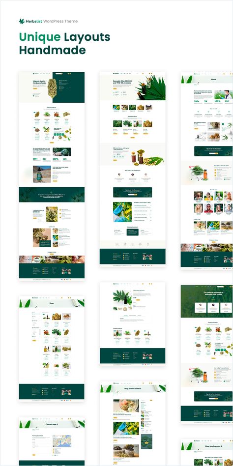 Herbalist Website Design, Photography Website Design, Big Pharma, Custom Theme, Unique Layout, Natural Medicine, Website Design Inspiration, Theme Design, Wordpress Theme