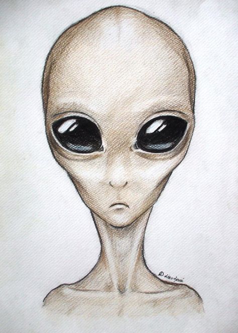 Gray Alien by Dewilish on DeviantArt Alien Drawing, Alien Photos, Ufo Art, Alien Drawings, Alien Face, Grey Alien, Alien Tattoo, Arte Alien, Hiasan Bilik