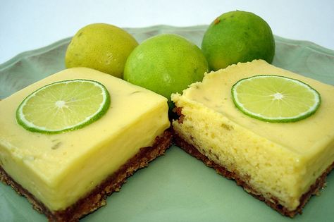 lime bars condensed milk | made Martha Stewart's Key Lime Bars ( Cookies book). Key Lime Bars, Points Plus Recipes, Smart Points Recipes, Lime Bars, Weight Watchers Recipes, Points Recipes, Ww Desserts, Weight Watchers Desserts, Ww Recipes