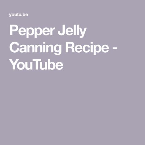 Pepper Jelly Canning Recipe - YouTube Easy Pepper Jelly Recipe, Easy Pepper Jelly, Cheddar Biscuit Recipe, Spicy Pepper Jelly, Pepper Jelly Recipe, Cheddar Biscuit, Jelly Making, Hot Banana Peppers, Pepper Jelly Recipes