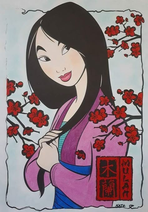 Animation Pictures, Disney Pop Art, Cakes Inspiration, Disney Illustration, Disney Silhouettes, Disney Wallpapers, Mulan Disney, Kawaii Illustration, Disney Rapunzel