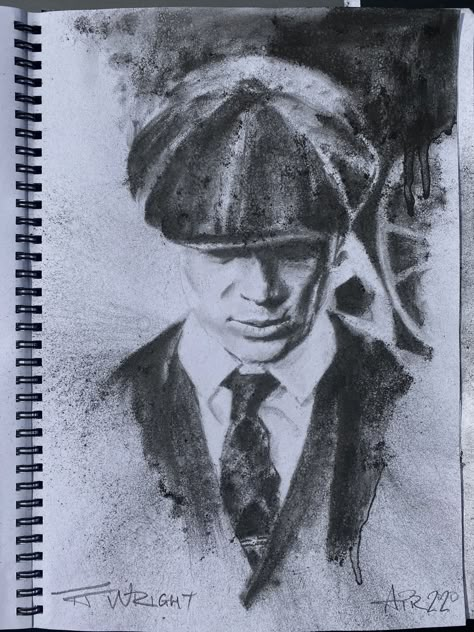 Tommy Shelby Portrait Drawing, Thomas Shelby Portrait Drawing, Charcoal Portraits Easy, Thomas Shelby Drawing Easy, Tomas Shelby Drawing, Peaky Blinders Drawing Easy, Tommy Shelby Sketch, Tommy Shelby Drawing, Thomas Shelby Sketch