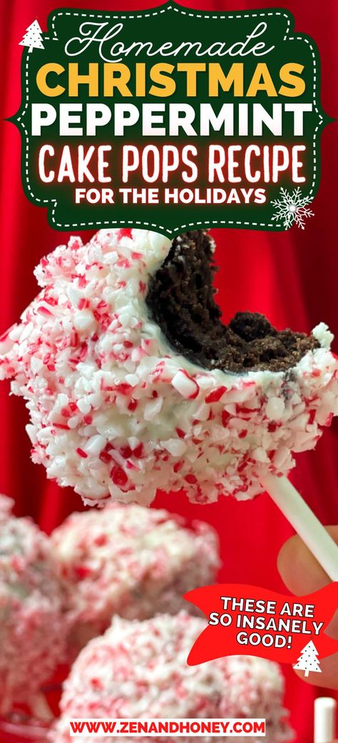 Peppermint Cake Pops – easy and cozy Peppermint Cake Pops recipe that are so fun to make and looks so gorgeous. Delicious, chewy and perfect for holiday celebration Christmas Cake Pops that will be loved by kids and adults both. Peppermint Bark Cake, Peppermint Cake Pops, Peppermint Brownie Cake Pops, Cake Pops Brownie, Christmas Cake Pops Recipe, Bark Cake, Cake Pop Flavors, Brownie Cake Pops, Holiday Cake Pop