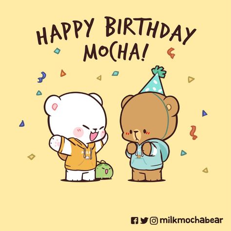 Milk Mocha Bear, Cartoon Bears, Milk And Mocha, Milk Mocha, Mocha Bear, Cute Couple Comics, Milk & Mocha, Cute Bear Drawings, Bear Drawing