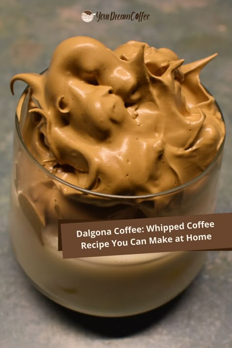 Coffee Fluff Recipe, Whipped Coffee Ice Cream, Coffee Cream Recipe, Brown Sugar Whipped Coffee, Dalonga Coffee Recipe, Whipped Instant Coffee Recipe, Fluffy Coffee Recipe, How To Make Whipped Coffee, Coffee Foam Recipe