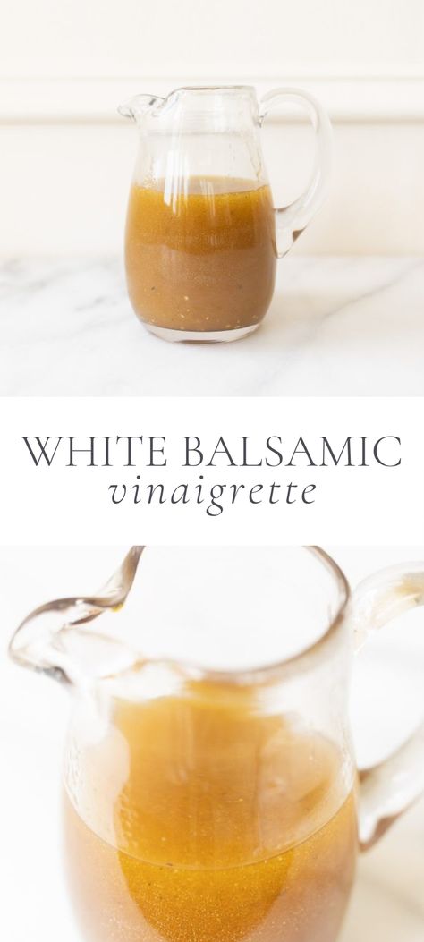 White Balsamic Vinaigrette Dressing, Balsamic Vinegarette, Balsamic Vinegar Dressing, White Balsamic Vinaigrette, Vinegar Salad Dressing, Salad With Balsamic Dressing, Balsamic Vinaigrette Dressing, White Balsamic, Salad Dressing Recipes Homemade