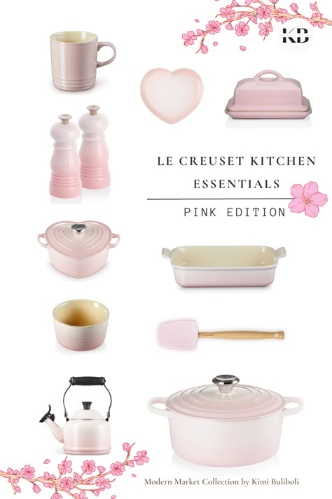 Pink kitchen appliances