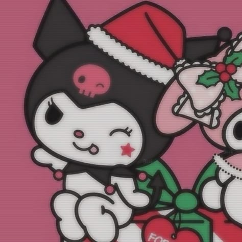 Christmas Matching Pfps, Christmas Matching, Matching Pfps, Cute Cartoon, Hello Kitty, Kitty, Christmas, Animals, Pink