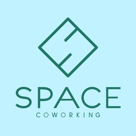 Coworking Space Logo Design, Co Working Space Logo, Square Logo Design Ideas, Coworking Office Design, Collaboration Logo, Hub Logo, Coworking Space Design, Fab Lab, Space Logo