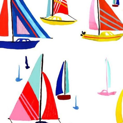 Anisa Makhoul on Instagram: "Here’s a sailboat repeat pattern I made for Heimtextil, I’m always interested in a how a sense of place can be used in a repeat. It seems more challenging then a straight floral or geometric. Pattern making is like solving a super fun puzzle." Anisa Makhoul, A Sense Of Place, Sense Of Place, Repeat Pattern, Repeating Patterns, Pattern Making, Being Used, Geometric Pattern, Sense