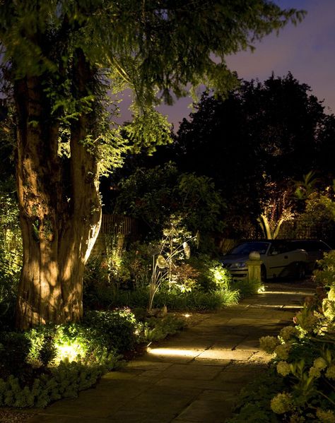 Landscape Lighting Design, Outdoor Garden Lighting, Casa Country, Outdoor Paradise, Path Lights, Landscape Features, Led Outdoor Lighting, Rustic Outdoor, Landscaping Design