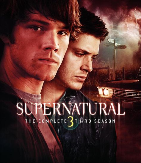 Season 3 - Supernatural... Scary Just Got Sexy! Supernatural Season 3, Supernatural Poster, Stieg Larsson, Supernatural Tv Show, Donnie Darko, Supernatural Seasons, The Supernatural, Thrill Ride, Blu Ray Discs