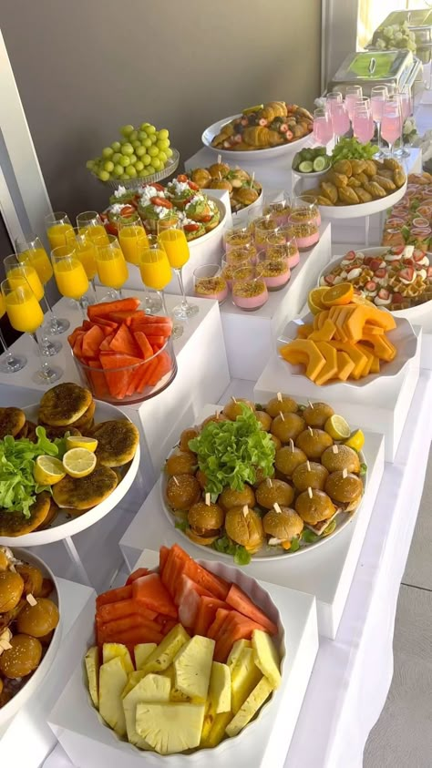 Cater Lane • Sydney Catering | Baylee & Youseph 🤍 | Instagram Fruits Table Ideas, Many Food On The Table, Birthday Food Platter Ideas, Small Buffet Ideas Food, Birthday Food Table Ideas, Cocktail Set Up, Salad Buffet Ideas, Baby Shower Buffet Ideas, Birthday Buffet Ideas Food