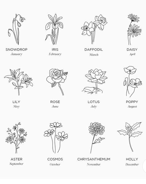 April Birth Month Tattoo, Libra Birth Flower, Birth Month Tattoo, April Birth Month, Month Flowers, Birth Month Flowers, Birth Flower, Tattoo Idea, Birth Month