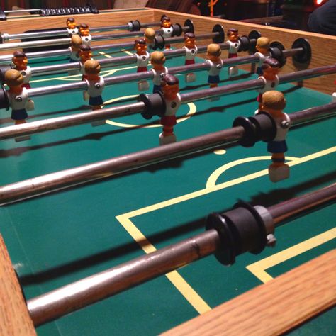 Foozeball Table Room, Foosball Table Aesthetic, Foosball Aesthetic, Chandler X Joey, Friends Tv Show Aesthetic, Hunter Core, Billiards Aesthetic, Hershey Lodge, Baileys Cake