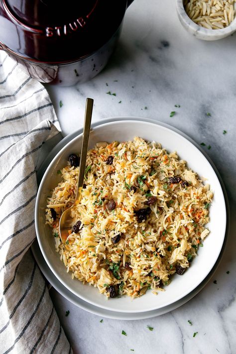 Smoked Rice, Rice And Raisins Recipe, Recipes Using Smoked Salmon, Rice With Raisins, Soy Sauce Fish, Hidden Gluten, Side Dishes For Salmon, Food Portfolio, Group Dinner