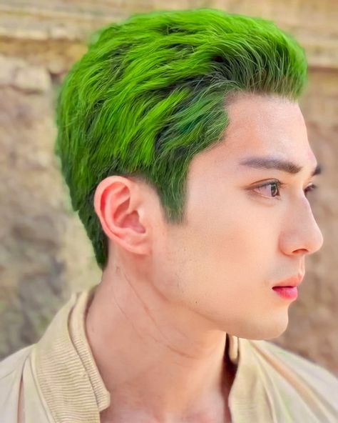 Mackenyu Maeda, Ronoroa Zoro, Bts Hair Colors, Mackenyu Arata, One Piece Live Action, One Piece Zoro, Zoro One Piece, One Peace, Hair Coloring