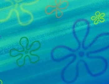 Flower clouds | Encyclopedia SpongeBobia | Fandom Spongebob Sky Flowers, Spongebob Chalk Art, Spongebob Flowers, Spongebob Background, Hawaii Nails, Spongebob Painting, Chalk Wall, Arte Punk, Spongebob Wallpaper