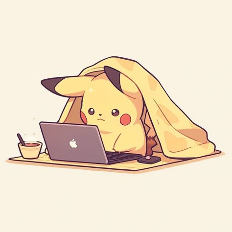 Pikachu Wallpaper Laptop, Pikachu Wallpaper For Laptop, Pokemon Profile Pic, Pichu Wallpaper, Pikachu Cute Wallpaper, Minimalistic Laptop Wallpaper, Kawaii Wallpaper Laptop, Pokemon Wallpaper Laptop, Pokemon Wallpaper Pikachu