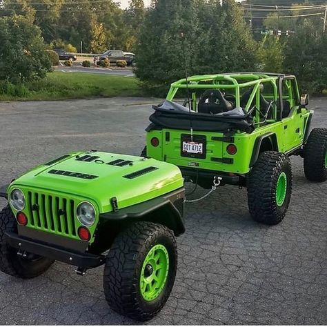 Roscoe Ny, Aksesoris Jeep, Jeep Trailer, Badass Jeep, Green Jeep, Tj Wrangler, Custom Jeep Wrangler, Jeep Camping, Jeep Wave