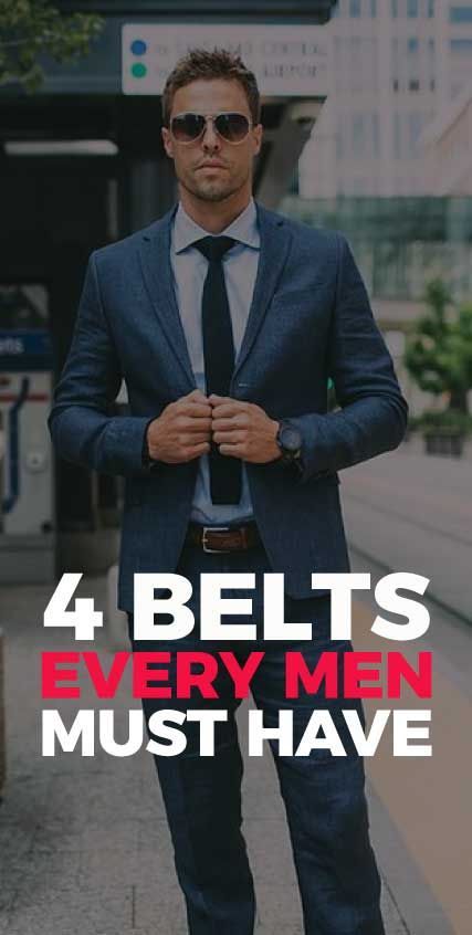 types-of-belts-for-men-in-2020 Men Belts Fashion Style, Men Belt Outfit, Brown Belt Outfit, How To Wear Belts, Mens Belts Casual, Mens Belts Fashion, His Closet, Formal Belts, Mens Fashion Blog