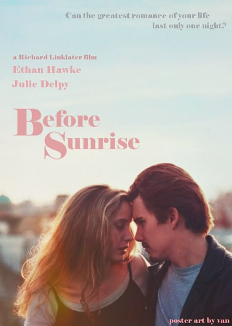 Before Sunrise Best Inspirational Movies, Cinema Aesthetic, Richard Linklater, Before Trilogy, Mc Builds, Julie Delpy, Inspirational Movies, Film Cinema, I Love Cinema