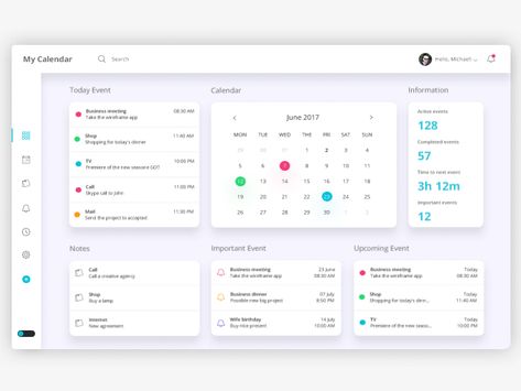 Animation Dashboard Calendar Aplication Web Calendar Design, Calendar Web Design, Calendar Of Activities Design, Calendar Ui Design, Calendar Dashboard, Event Management Dashboard, Crm Dashboard Ui Design, Minimal Layout, Web Application Design