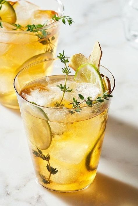 Our best iced tea recipes include options for tried-and-true favorites like chamomile and herbal to fruity and coconut-flavored teas. Each will keep you cool and refreshed all summer long, like this Rooibos Limeade recipe. #summerdrinkrecipes #tearecipes #lemonaderecipes #marthastewart #drinkrecipes #drinkideas #fundrinkrecipes Limeade Recipe, Making Iced Tea, Herbal Teas Recipes, Iced Tea Recipes, Tea Cocktails, Summer Tea, Rooibos Tea, Best Tea, Sweet Tea