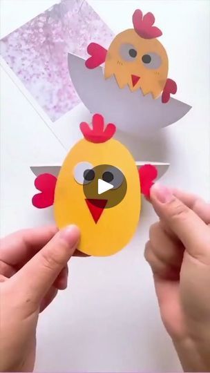 10K views · 3.7K reactions | Cute chicken 🐣🐣 mom can make another animal to play with our lil one 💕 #momandkidstime #becreativeeveryday #creativemom #creativekids #diycrafty #diyactivitiesforkids #diytoys #toysathome #toysfortoddlers #spendingtimewithfamily #spendingtimewithkids | cutcutefunny | Jon Mero & LÒNIS · Feels This Good Chicken Paper Craft, Chicken Mom, 2nd Grade Art, Cute Chicken, Creative Mom, Bear Party, Cute Chickens, Diy Activities, 10k Views