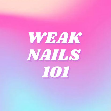 How To Fix Weak Nails, Nail Tek, Nail Problems, Turmeric Vitamins, Weak Nails, Feeling Weak, Nail Blog, Soft Nails, Round Nails