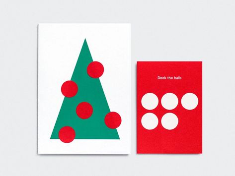 Christmas Geometry, Company Christmas Cards, Christmas Palette, Christmas Graphic Design, Modern Workspace, Vintage Stationery, Minimal Christmas, Print Design Art, Christmas Ad