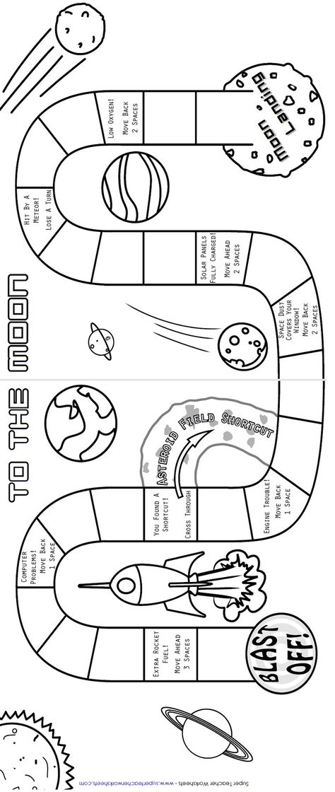 Students will have a blast learning facts about the solar system with this board game! Space Worksheets For Preschool, Preschool Space Activities, Solar System Project Ideas, Facts About The Solar System, Space Learning, Solar System Worksheets, Solar System Projects For Kids, Solar System Unit, Solar System Activities